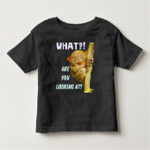 Funny Big Mit Augen Tarsier Was Sie sehen Kleinkind T-shirt (Vorderseite)