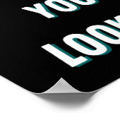 Funny Big Mit Augen Tarsier Was Sie sehen Poster (Ecke)