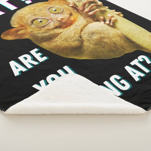 Funny Big Mit Augen Tarsier Was Sie sehen Sherpadecke (3/4)