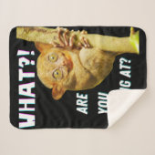 Funny Big Mit Augen Tarsier Was Sie sehen Sherpadecke (Vorderseite (Horizontal))
