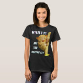Funny Big Mit Augen Tarsier Was Sie sehen T-Shirt (Vorne ganz)