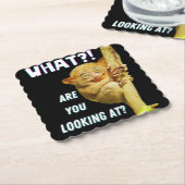 Funny Big Mit Augen Tarsier Was Sie sehen Untersetzer (angewinkelt)