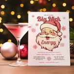 Funny Big Nick Energy Bachelorette Party Einladung<br><div class="desc">Bringen Sie Ihre Urlaubskraft zu diesem lustigen und lustigen, modernen und einfachen Bachelorette Weihnachtsfest-Party. Auch für ein offenes Haus, ein Party im Büro, Freundschaften, schmutzigen Santa oder ein Cocktail-Party geeignet! Ideal für ein erwachsenes Party. Das Retro-Gesicht des Weihnachtsmanns ist in Rosa- und Cremetönen gehalten. Weitere Änderungen finden Sie unter Anpassen...</div>