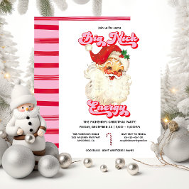 Funny Big Nick Energy Christmas Party Einladung