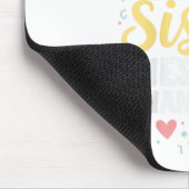 Funny Big Sister Sarcasm Younger Sibling kann nich Mousepad (Ecke)