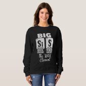 Funny Big Sister Science Chemistry Girl Sis The Wi Sweatshirt (Vorne ganz)