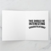 FUNNY BIG WEDING GREETING CARD KARTE (Innenseite)