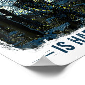 Funny Bigfoot A Guy Like Me Is Hard To Forest Find Poster (Ecke)