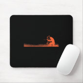 Funny Bigfoot Archery Bow Hunter Sasquatch Bow Hun Mousepad (Mit Mouse)