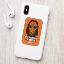 Funny Bigfoot beobachtet Ihr Camping