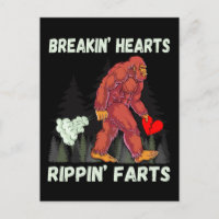 Funny Bigfoot Breakfast Herz Rippin Furzen