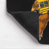 Funny Bigfoot Bus Driver Sasquatch School Bus Love Mousepad (Ecke)