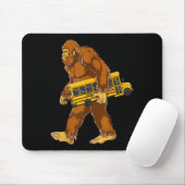 Funny Bigfoot Bus Driver Sasquatch School Bus Love Mousepad (Mit Mouse)