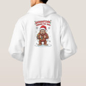 Funny Bigfoot Christmas Hoodie (Rückseite)