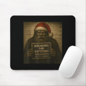 Funny Bigfoot Christmas – Xmas Sasquatch Mugshot Mousepad (Mit Mouse)