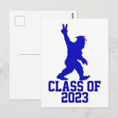 Funny Bigfoot Class von 2023 - Abschluss 2023 Postkarte (Vorne/Hinten)