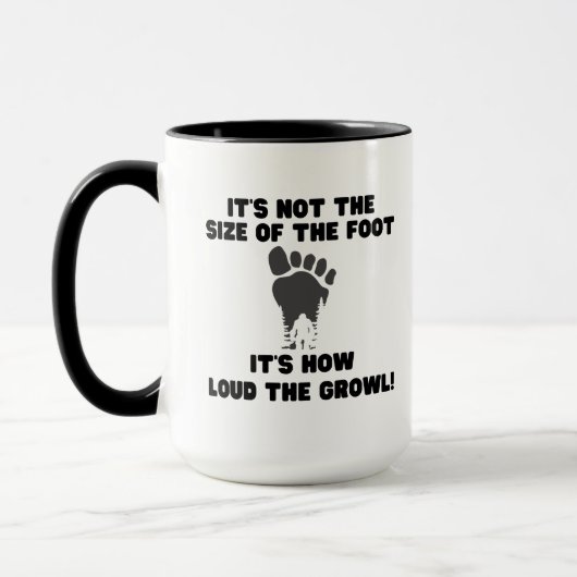 Funny Bigfoot Coffee Tasse für Sasquatch glaubver (Links)