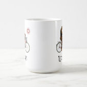 Funny Bigfoot Cycling, Lass's Ride Kaffeetasse (Mittel)