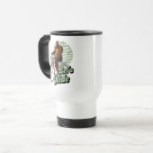 Funny Bigfoot Cycling, Lass's Ride Reisebecher (Vorderseite Links)