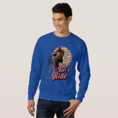 Funny Bigfoot Cycling, Lass's Ride Sweatshirt (Vorne ganz)