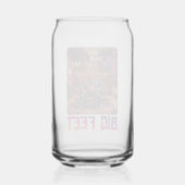 Funny Bigfoot Feet Meme Dosenglas (Vorderseite)