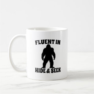Funny Bigfoot - fließend in Verborgen und Suchen Kaffeetasse
