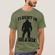 Funny Bigfoot - fließend in Verborgen und Suchen