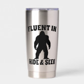 Funny Bigfoot - Fluent in Hide and Seek Thermobecher (Vorderseite)