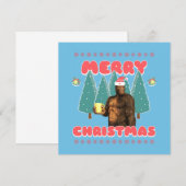 Funny Bigfoot - Frohe Weihnachten (Vorne/Hinten)