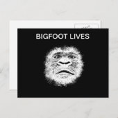 Funny Bigfoot Geschenke Postkarte (Vorne/Hinten)