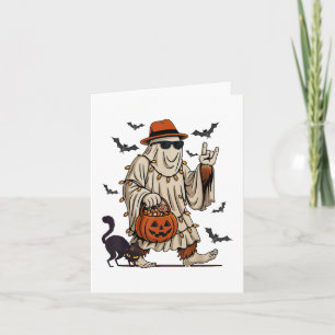 Funny Bigfoot Ghost Halloween Kostüm Sasquatch Bo Karte