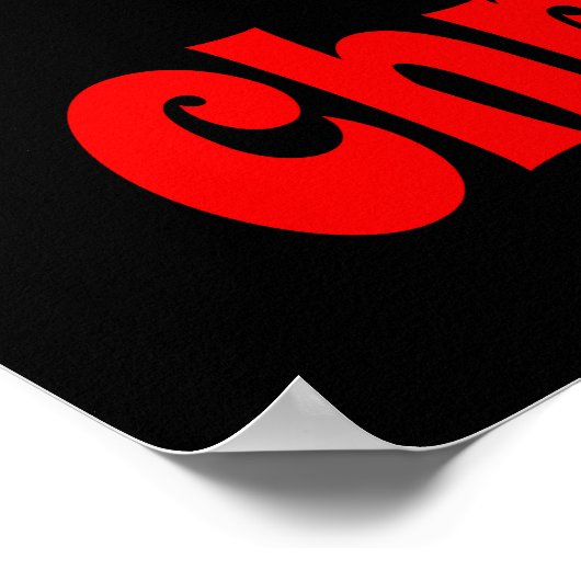 Funny Bigfoot glaube ich an Weihnachten Poster (Ecke)