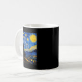 Funny Bigfoot Graphic Van Gogh Style Sasquatch Sta Kaffeetasse (Vorderseite Links)