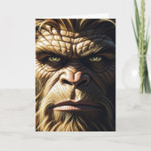 Funny Bigfoot Happy Birthday Brother Karte (Vorderseite)