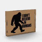 Funny Bigfoot-I Glaube nicht an den Menschen Fotoblock (Links)