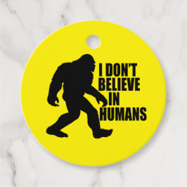 Funny Bigfoot-I Glaube nicht an den Menschen Geschenkanhänger