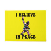 Funny Bigfoot Ich glaube an den Frieden