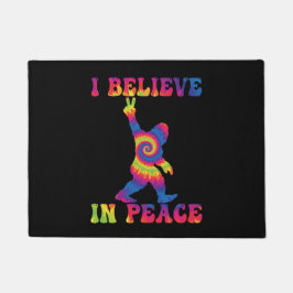 Funny Bigfoot Ich glaube an den Frieden Fußmatte