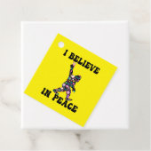 Funny Bigfoot Ich glaube an den Frieden Geschenkanhänger (Beispiel)