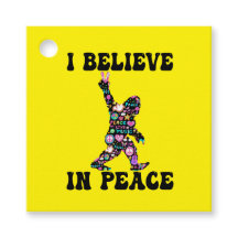 Funny Bigfoot Ich glaube an den Frieden