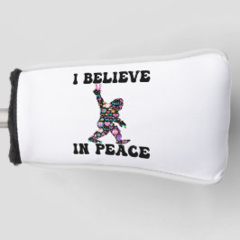 Funny Bigfoot Ich glaube an den Frieden Golf Headcover