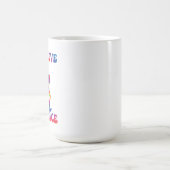 Funny Bigfoot Ich glaube an den Frieden Kaffeetasse (Mittel)