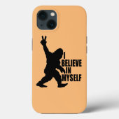 Funny Bigfoot-Ich glaube an mich selbst Case-Mate iPhone Hülle (Rückseite)