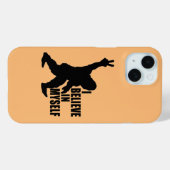 Funny Bigfoot-Ich glaube an mich selbst Case-Mate iPhone Hülle (Rückseite (Horizontal))