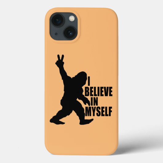 Funny Bigfoot-Ich glaube an mich selbst Case-Mate iPhone Hülle (Rückseite)