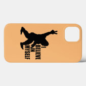 Funny Bigfoot-Ich glaube an mich selbst Case-Mate iPhone Hülle (Rückseite (Horizontal))