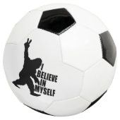 Funny Bigfoot-Ich glaube an mich selbst Fußball (Dreiviertel)