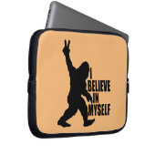 Funny Bigfoot-Ich glaube an mich selbst Laptopschutzhülle (Vorne Rechts)