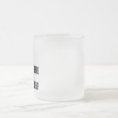 Funny Bigfoot-Ich glaube an mich selbst Mattglastasse (Mittel)