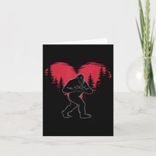 Funny Bigfoot In Liebe Herzlich Willkommen am Vale Karte